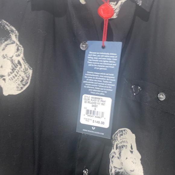 True Religion short sleeve button up - Picture 3 of 6